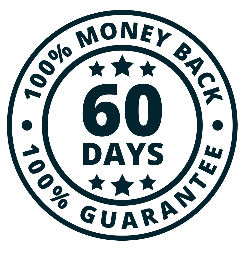 60 day money back guarantee