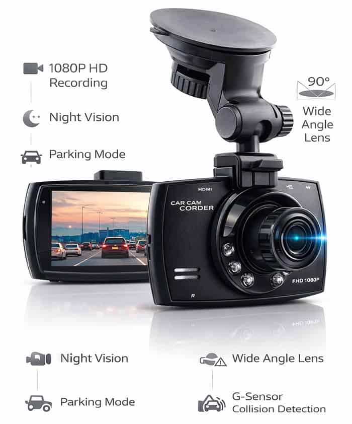 Dash Eagle Camera in car detail