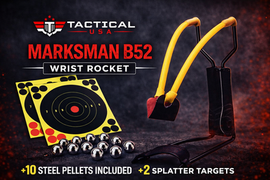 Marksman B52 Wrist Rocket with targets